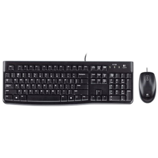 Logitech MK120 USB Wired Keyboard and Mouse