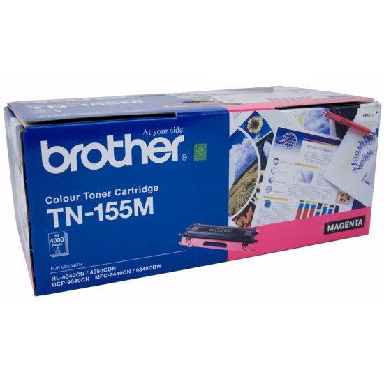 Brother TN155M Magenta High Yield Toner Cartridge