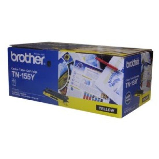 Brother TN155Y Yellow High Yield Toner Cartridge