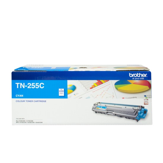 Brother TN255C Cyan High Yield Toner Cartridge