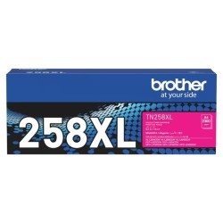 Brother TN258XLM Magenta Hi-Yield Toner Cartridge.