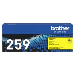 Brother TN259Y Yellow Super High Yield Toner Cartridges.