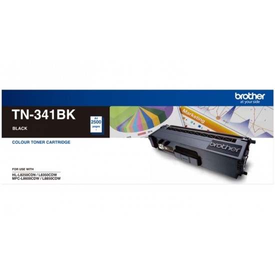 Brother TN341BK Black Toner Cartridge