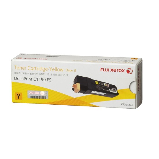 Fuji Xerox CT201263 Yellow Toner Cartridge