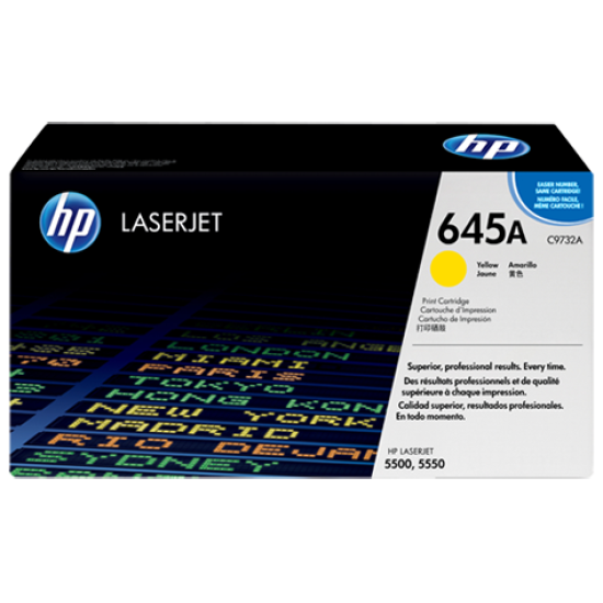 HP 645A Yellow Toner Cartridge (C9732A)