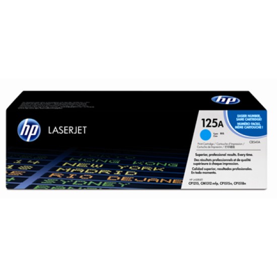 HP 125A Cyan Toner Cartridge (CB541A)