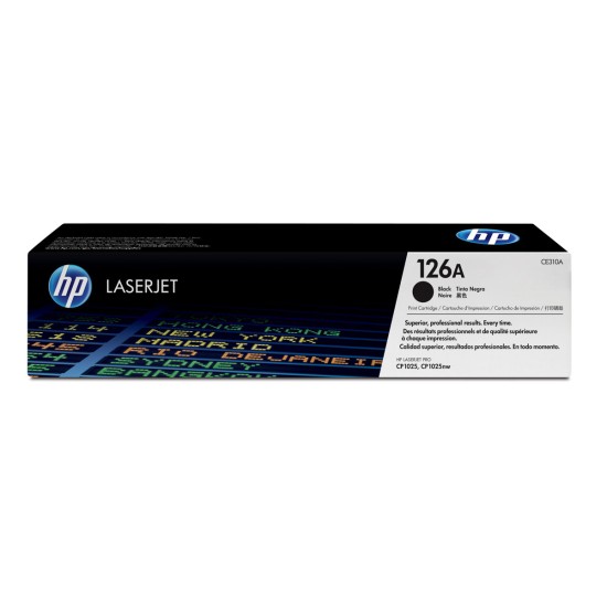 HP 126A Black Toner Cartridge (CE310A)