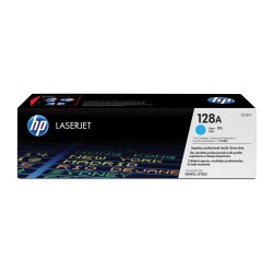 HP 128A Cyan Toner Cartridge (CE321A)