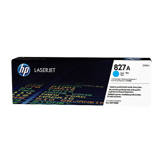 HP 827A Cyan Toner Cartridge (CF301A)