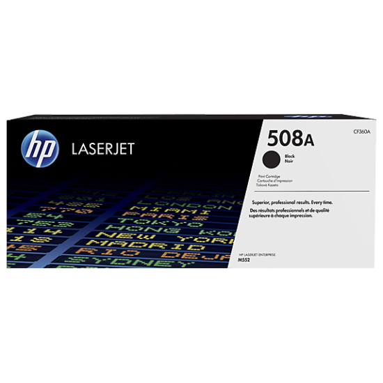 HP 508A Black Toner Cartridge (CF360A)