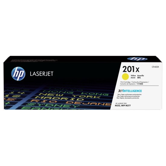 HP 201X Yellow High Yield Toner Cartridge (CF402X)