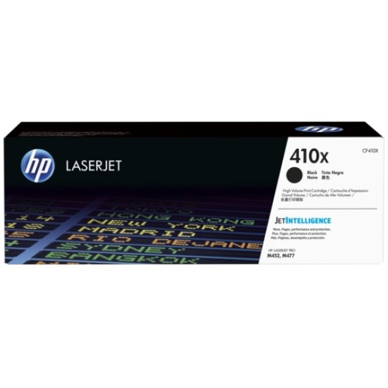 HP 410X Black High Yield Toner Cartridge (CF410X)