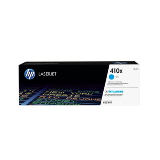 HP 410X Cyan High Yield Toner Cartridge (CF411X)