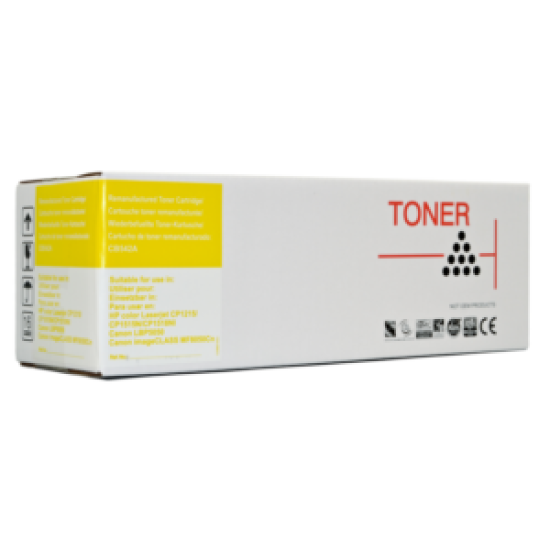 Compatible Icon HP 125A Yellow Toner Cartridge (CB542A)