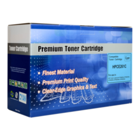 Remanufactured Icon HP 648A Cyan Toner Cartridge (CE261A)