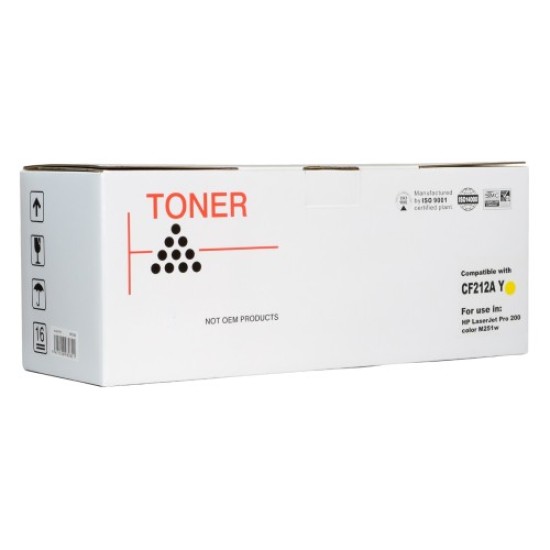 Compatible Icon HP 131A Yellow Toner Cartridge (CF212A)