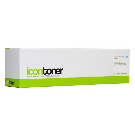 Compatible Icon HP 130A Cyan Toner Cartridge (CF351A)