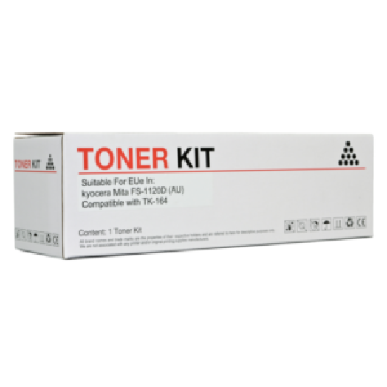 Compatible Icon Kyocera TK164 Black Toner Cartridge