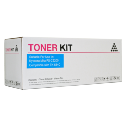 Compatible Icon Kyocera TK554 Cyan Toner Cartridge