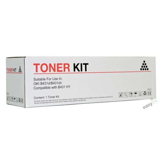 Compatible Icon Oki 44574903 Black Toner Cartridge (B431)