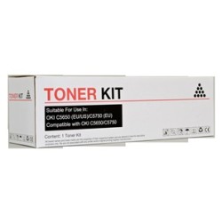 Compatible Icon Oki C5650/C5750 Black Toner Cartridge (C565BTONE)