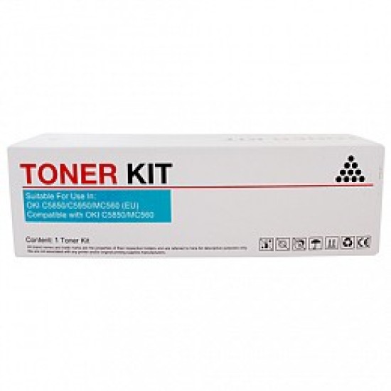 Compatible Icon Oki 43865727 Cyan Toner Cartridge (C5850/C5950)