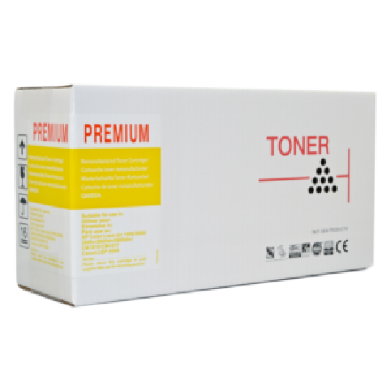 Remanufactured Icon HP 124A Yellow Toner Cartridge (Q6001A)