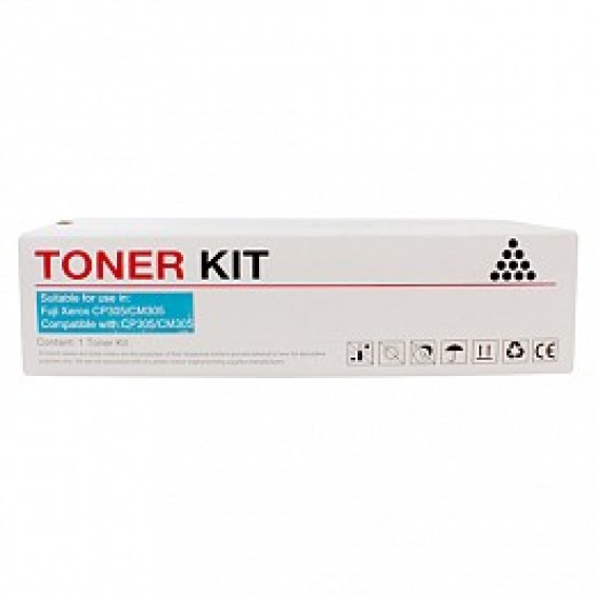 Compatible Icon Fuji Xerox CP305 Cyan Toner Cartridge (CT201633)