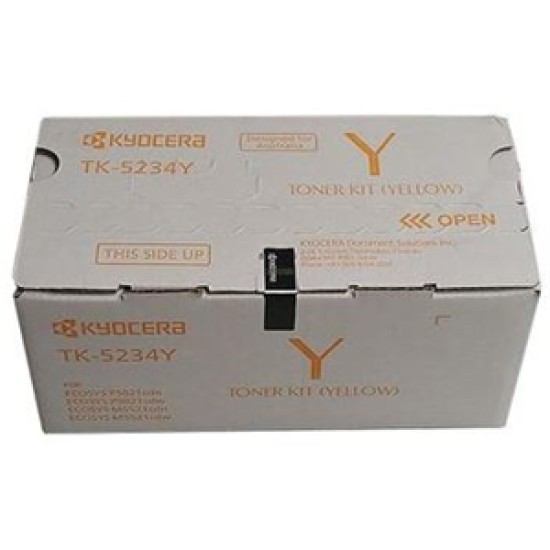 Kyocera TK5234 Yellow Laser Toner Cartridge