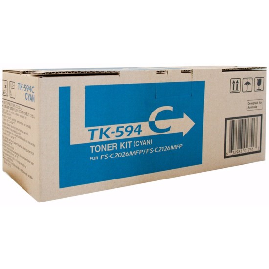 Kyocera TK594 Cyan Laser Toner Cartridge