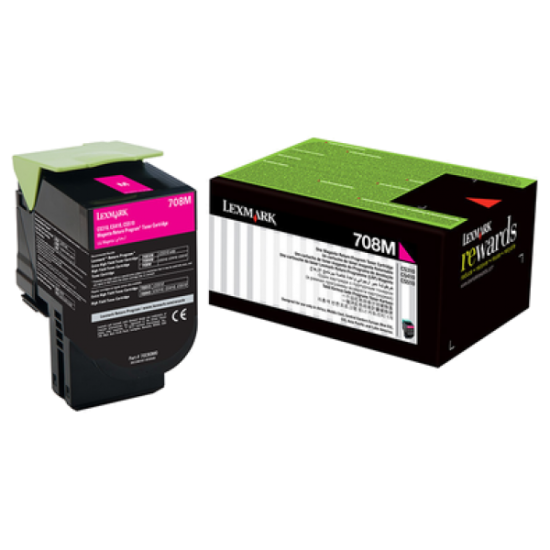 Lexmark 708 Magenta Colour Laser Toner Cartridge