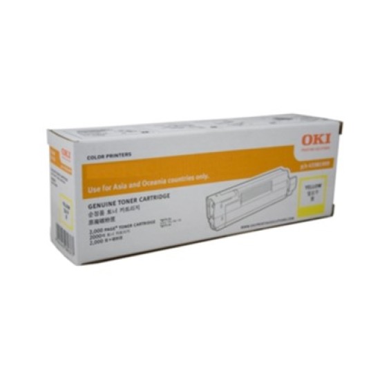 OKI 46507609 Yellow Toner (C712YTONE)