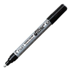 Pilot Super Colour Medium Silver Paint Marker