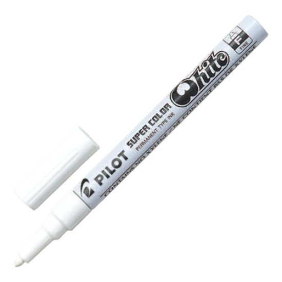 Pilot Super Colour Fine White Paint Marker