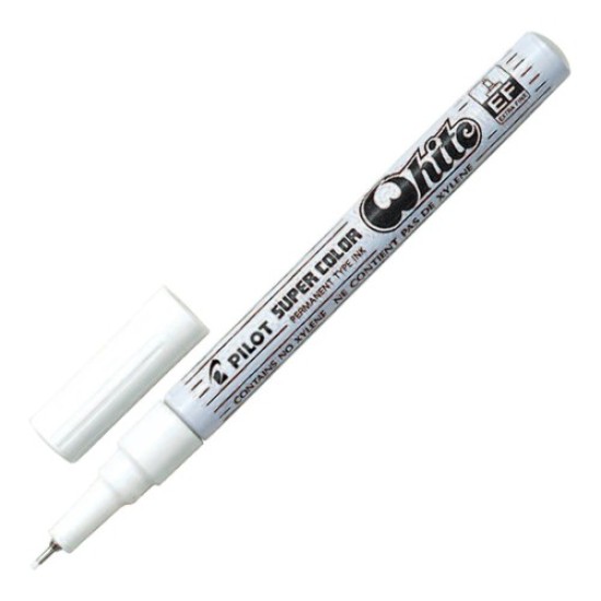 Pilot Super Colour Extra Fine White Paint Marker