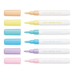 Pilot Pintor Marker Extra Fine Asstd. Pastel 6Pk