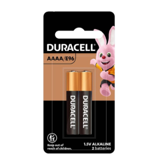 Duracell Coppertop Alkaline AAAA Battery, Pack of 2