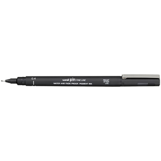 UNI PEN PIN 04-200 BLACK 0.4MM PERMANENT