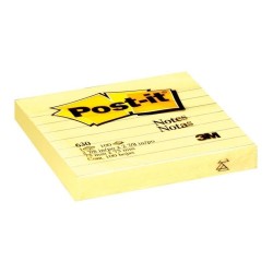 Post-it Notes 630-SS Lined Yellow 73x73mm Pad