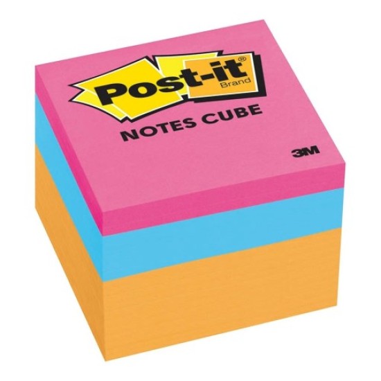 Post-it Notes Mini Cube 2051-N Orange Wave 48x48mm 400 sheet cube