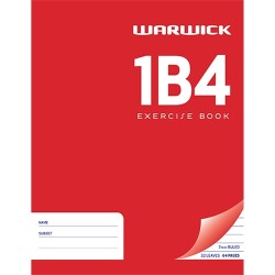 Warwick 1B4 Exercise Book 7mm Ruled 230x180mm 32lf
