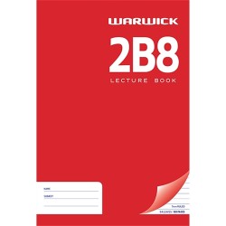 Warwick 2B8 Lecture Book 7mm 210x297mm 94lf