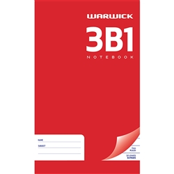 Warwick 3B1 Ruled Notebook 7mm 32lf