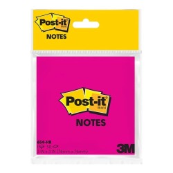 Post-it Notes 654-HB-1 Hot Pink 76mm x 76mm 50 Sheets