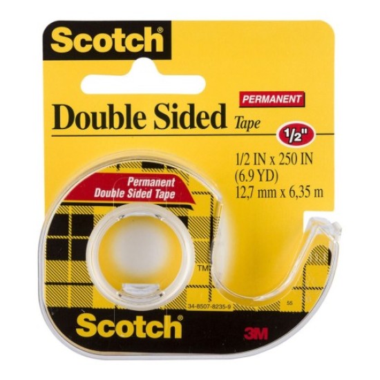 Scotch Double Sided Tape Dispenser 136 12.7mm x 6.35m