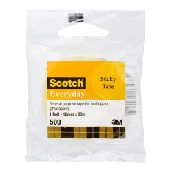 Scotch Everyday Tape 500 12mm x 33m