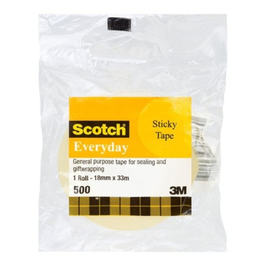 Scotch Everyday Tape 500 18mm x 33m