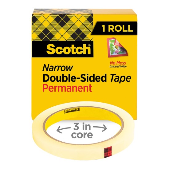Scotch Double Sided Tape 665 12.7mm x 33m Scotch Double Sided Tape 665 12.7mm x 33m