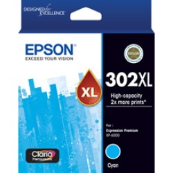 Epson 302XL High Yield Cyan Ink Cartridge