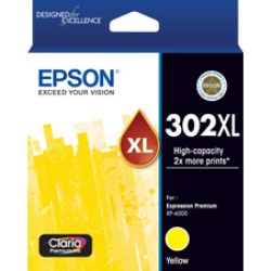 Epson 302XL High Yield Yellow Ink Cartridge